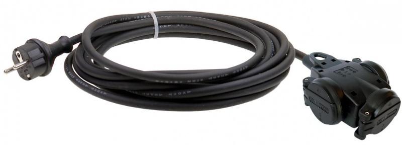 Vetec Hangcontactblok VETEC 3-voudig 25m - H07RN-F - 3G2.5mm2 
